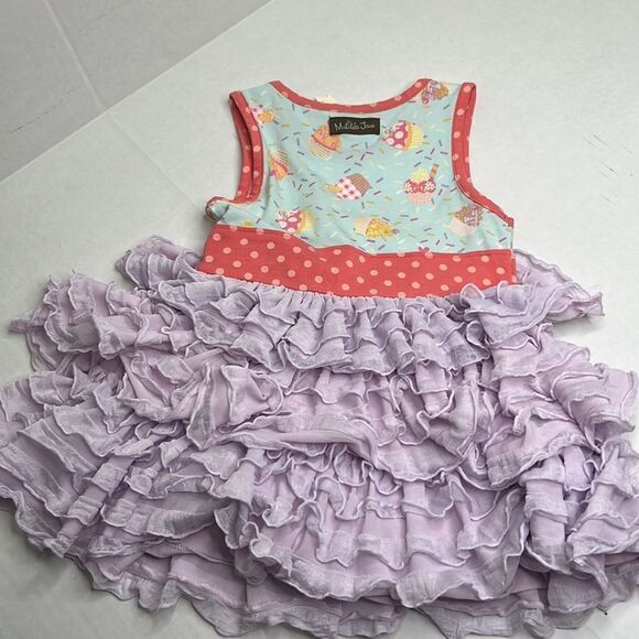 Matilda Jane let’s eat cake ruffle skirt dress size 2T EUC - Picture 11 of 13